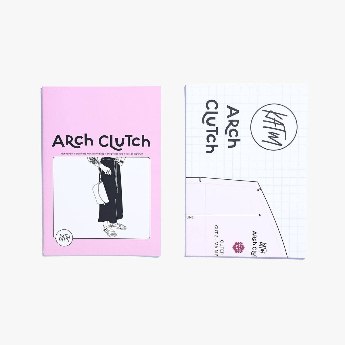 Arch Clutch Printed Sewing Pattern by KATM