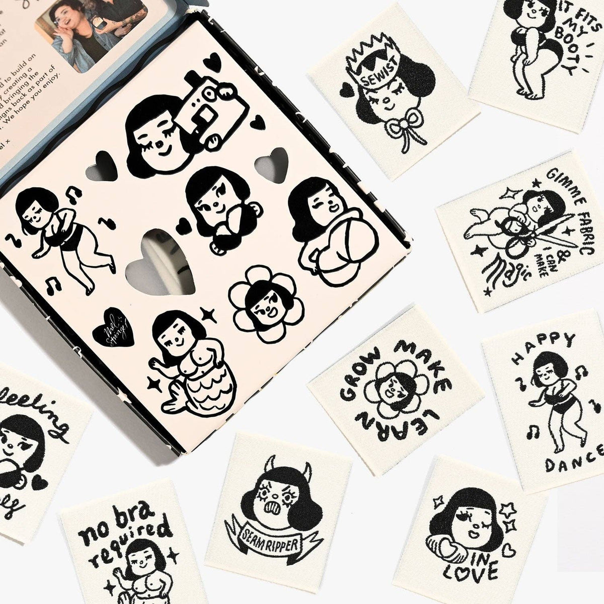 Sew-In Love + Feeling Yourself - Mel Stringer x KATM Woven Label Collab