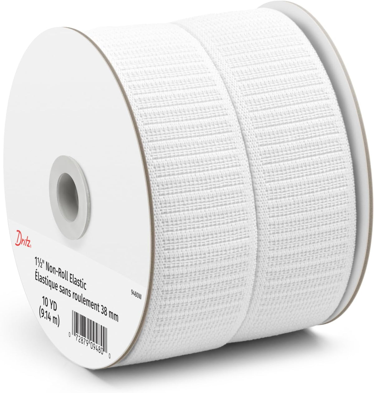 Dritz Non-Roll Elastic | 3/4" or 1.5" | (Per ½ Meter)