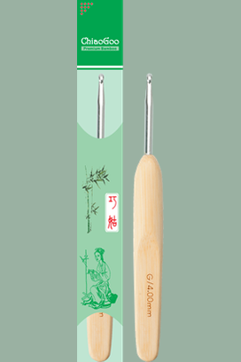 ChiaoGoo Metal Head Crochet Hook - 5.5" / 14 cm