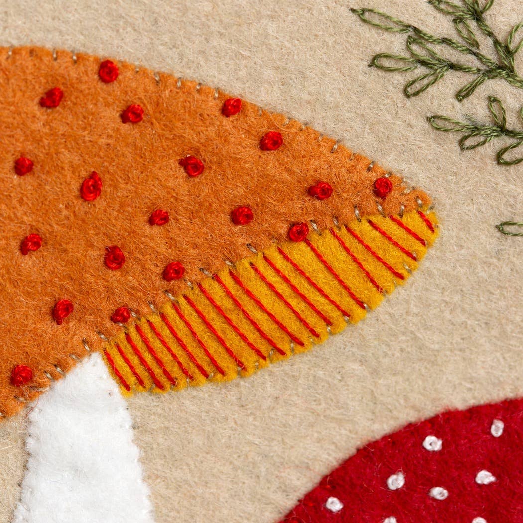 Toadstool Appliqué - Embriodery Craft Kit