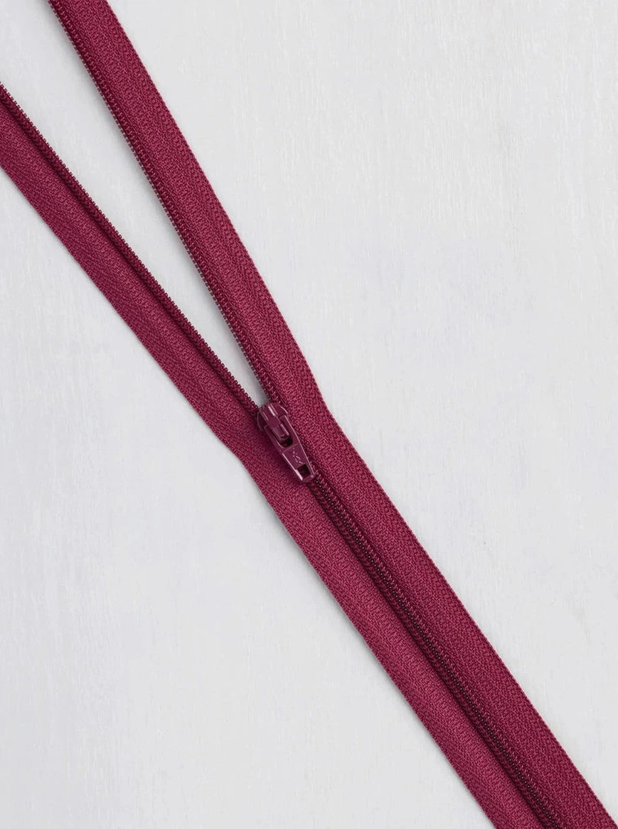 22" Recycled Nylon Zipper - 4 Colours