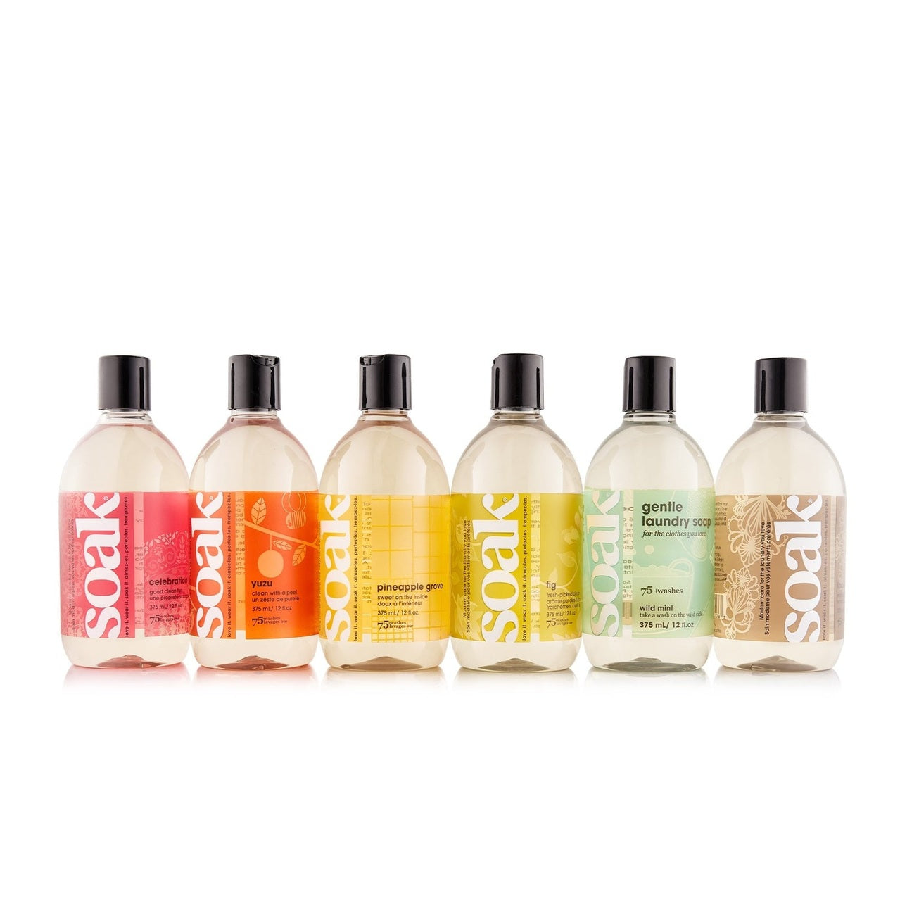 Soak Biodegradable Laundry Soap 375ml (12oz) Bottle