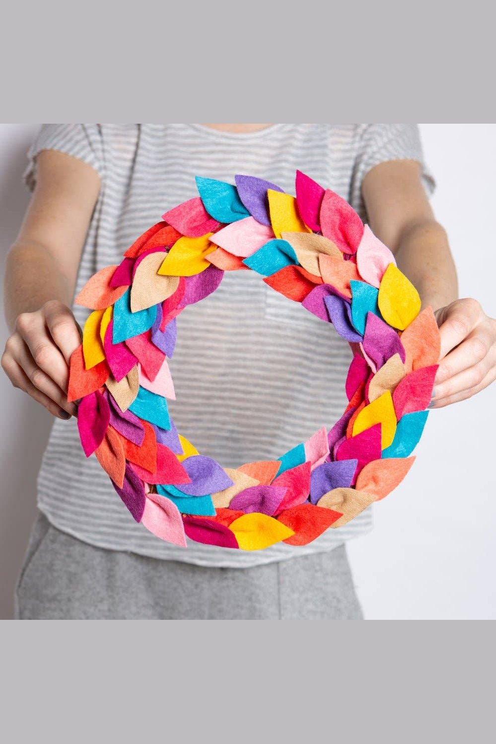 Felt Craft Kit - Spring Wreath