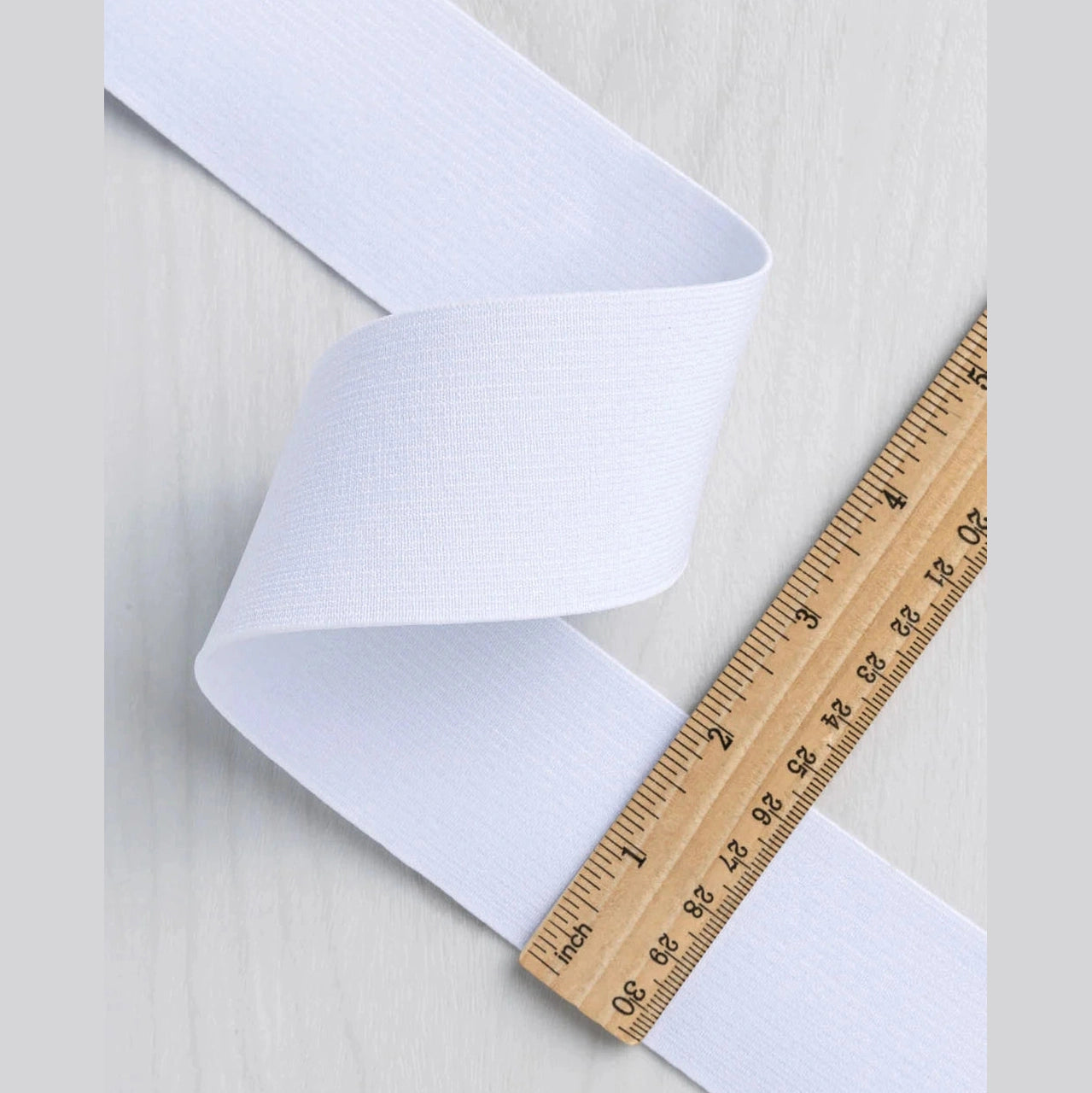 No Roll Woven Elastic - Various Widths - (Per ½ Meter)