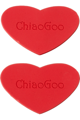 ChiaoGoo Rubber Grippers – Heart-Shaped Accessory (2-pack)