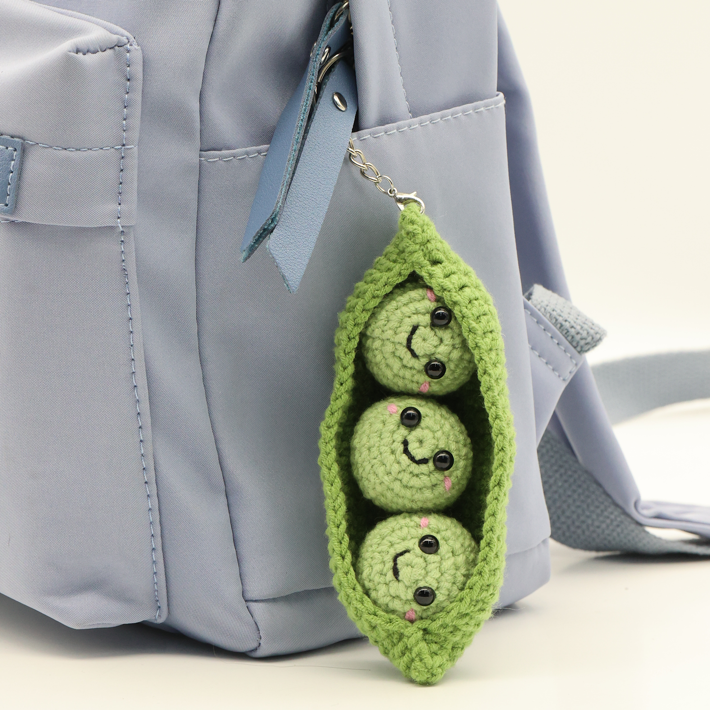 Peas in a Pod Keychain - DIY Crochet Kit