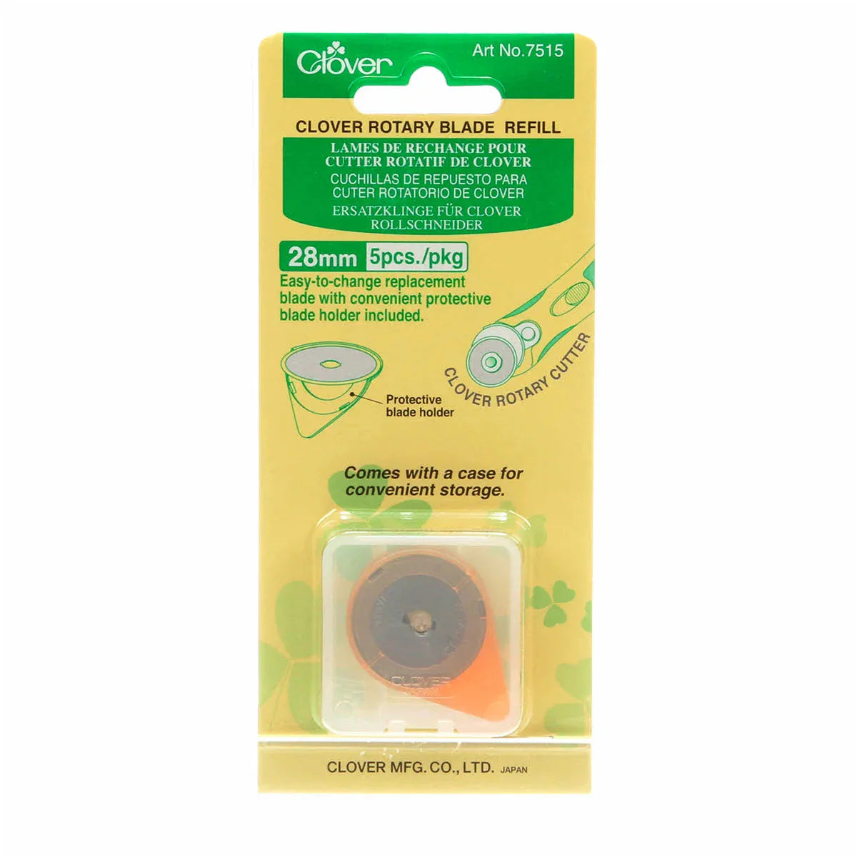 Clover Rotary - 28mm or 45mm Blade Refill (5/Pkg)