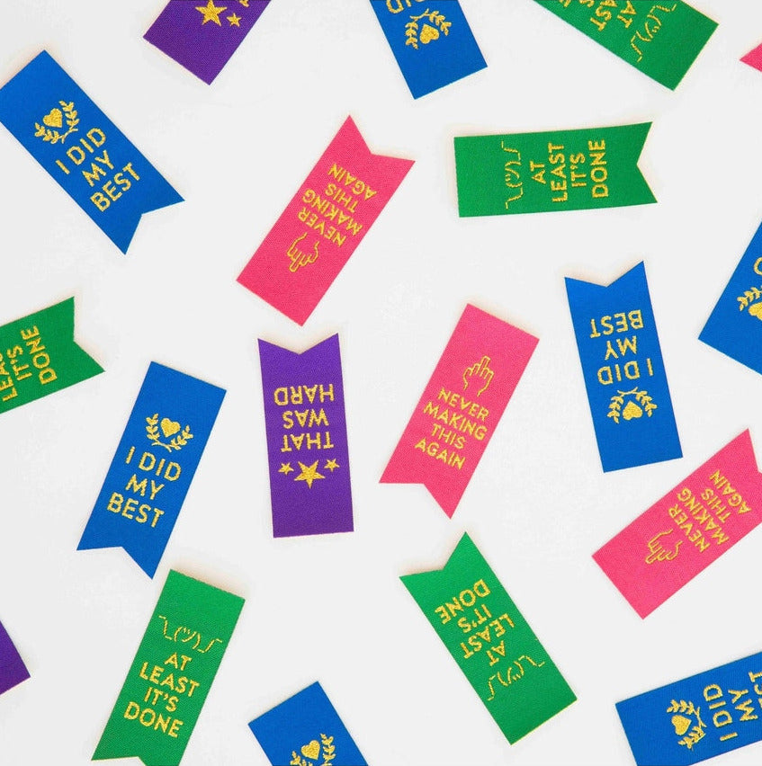 Sarcastic Award Ribbon Multipack Sewing Labels by Sarah Hearts