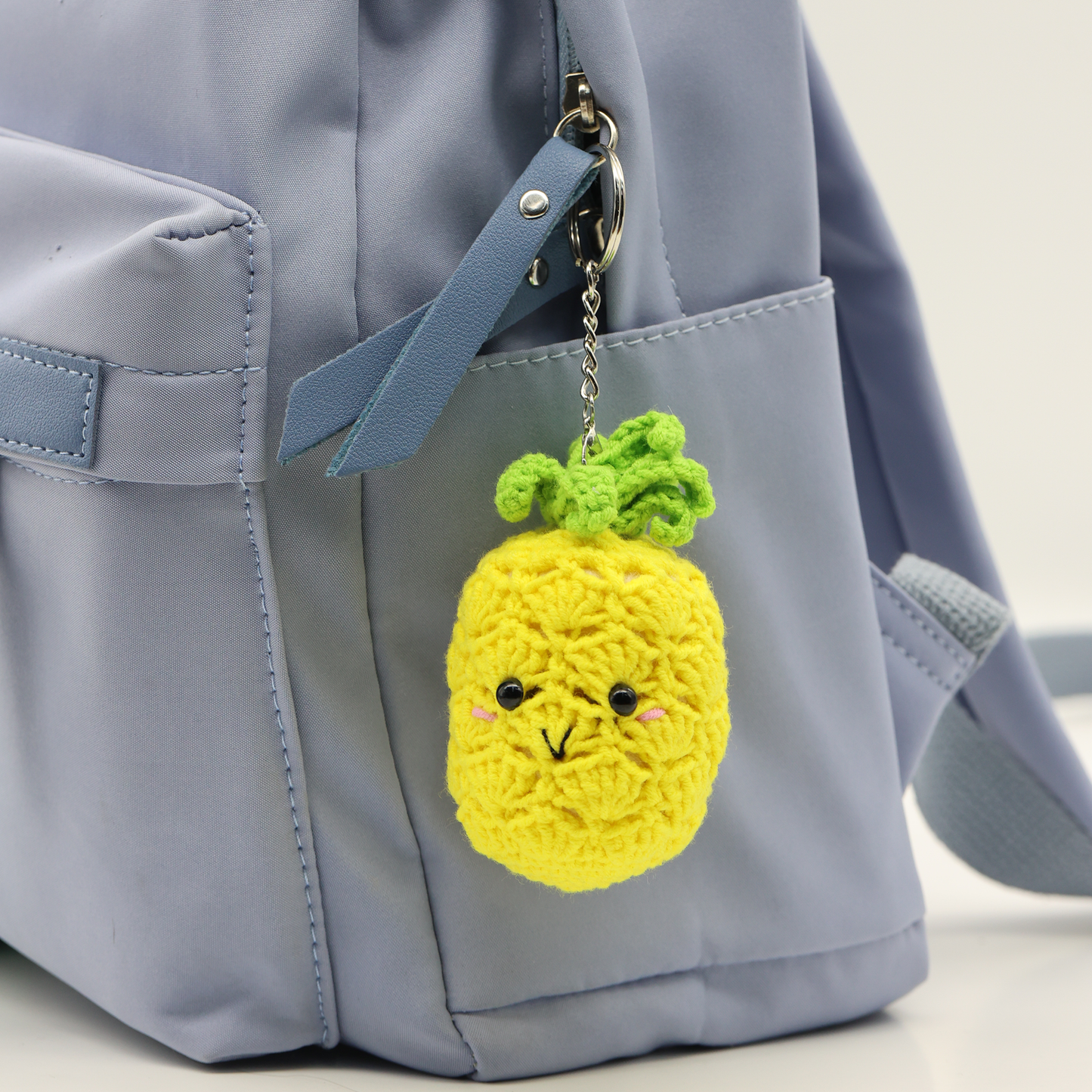 Happy Pineapple Keyring - DIY Crochet Kit