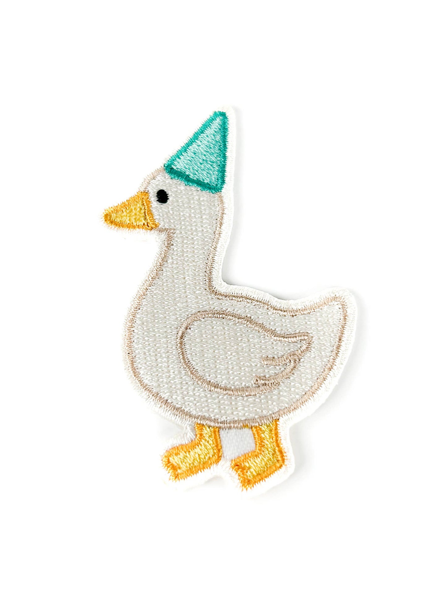 Silly Goose Embroidered Patch Funny Iron On Patch for Hats