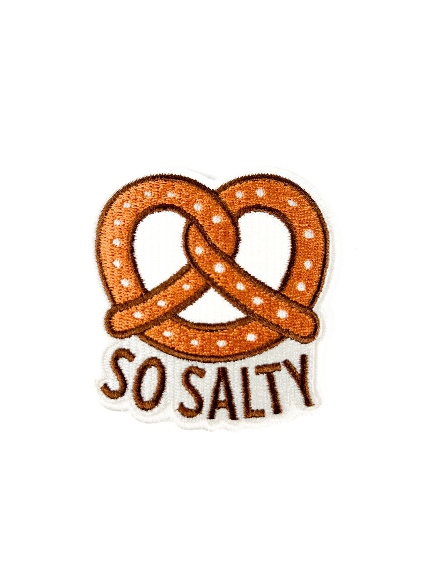 So Salty Embroidered Patch Iron-On