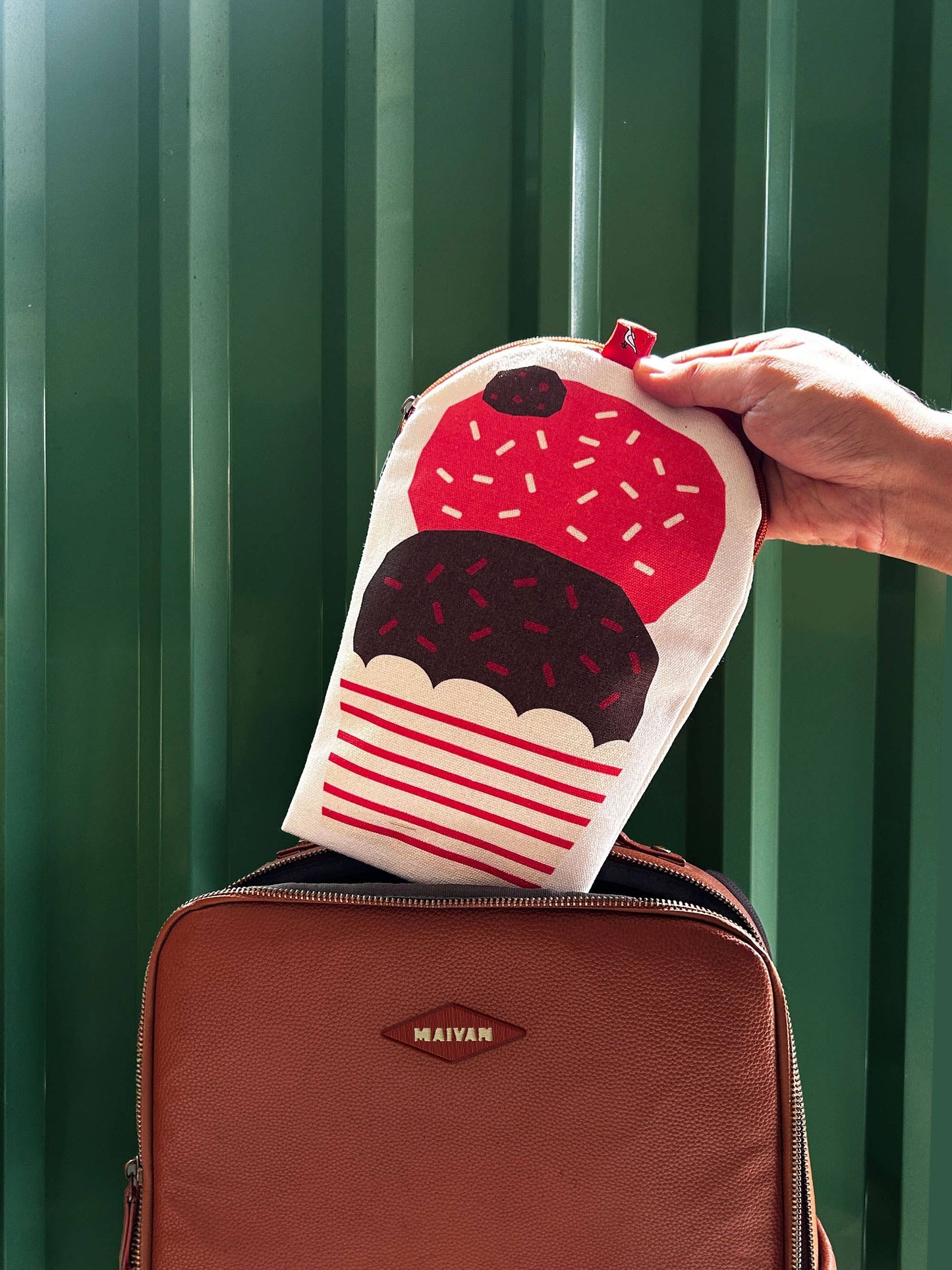 Foodie Canvas Zipper Pouches by Maivan Goodies Co.