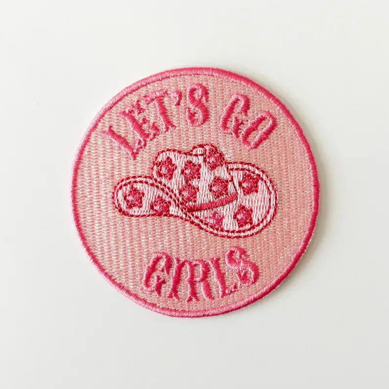Let's Go Girls Iron-On Patch