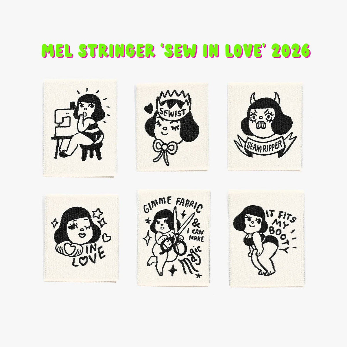 Sew-In Love + Feeling Yourself - Mel Stringer x KATM Woven Label Collab