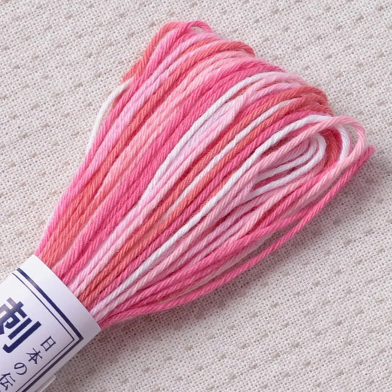 Olympus Sashiko Thread Variegated - 20 Meter Skeins