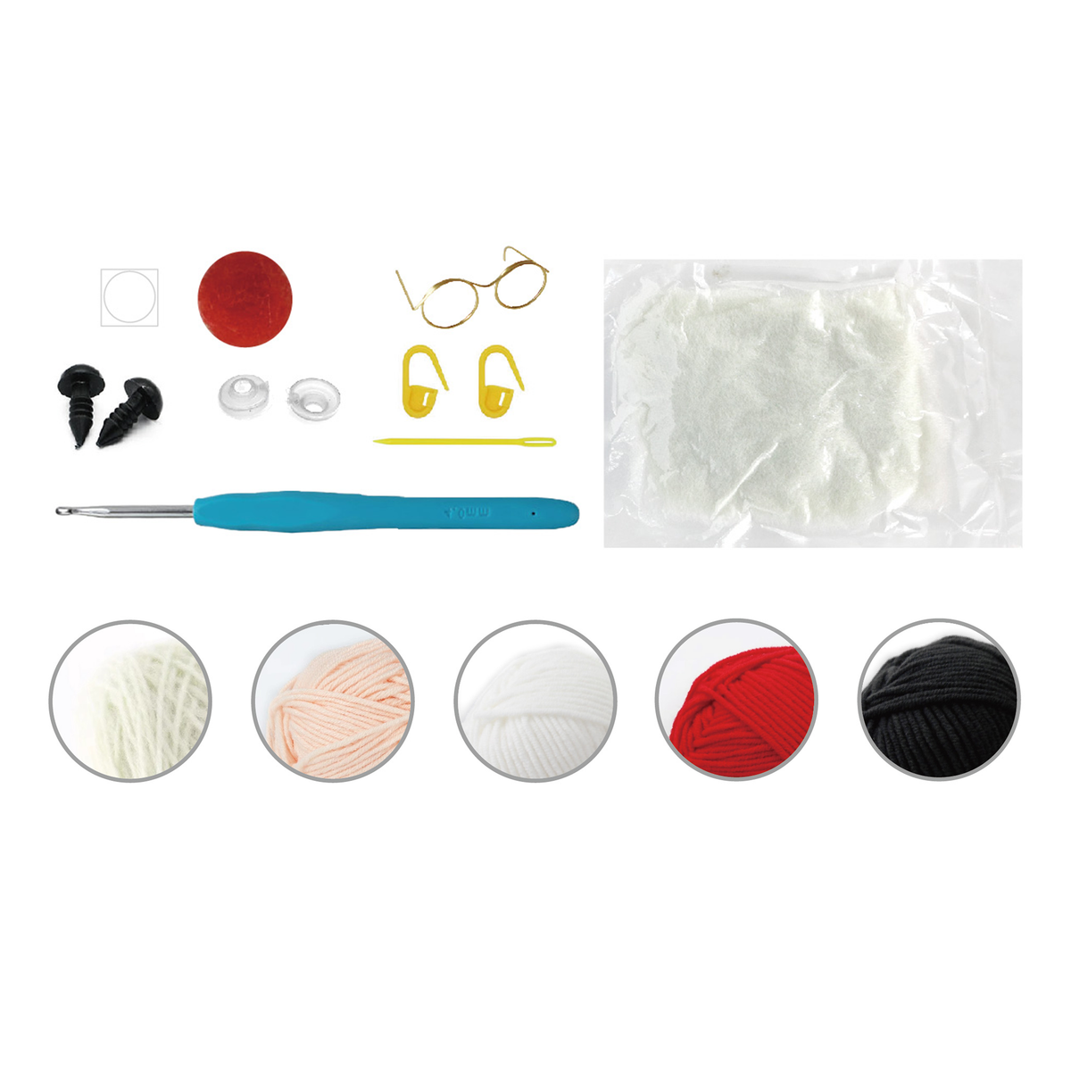 Santa - DIY Crochet Kit