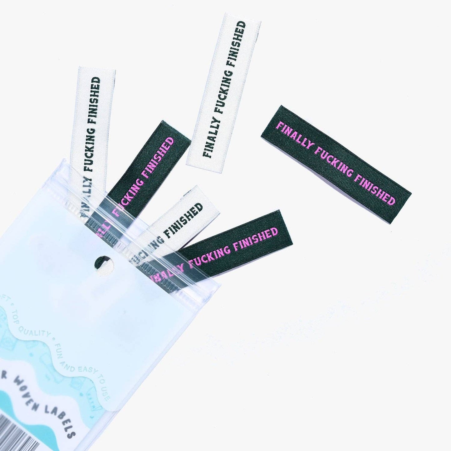 Finally Fucking Finished Woven Labels by KATM