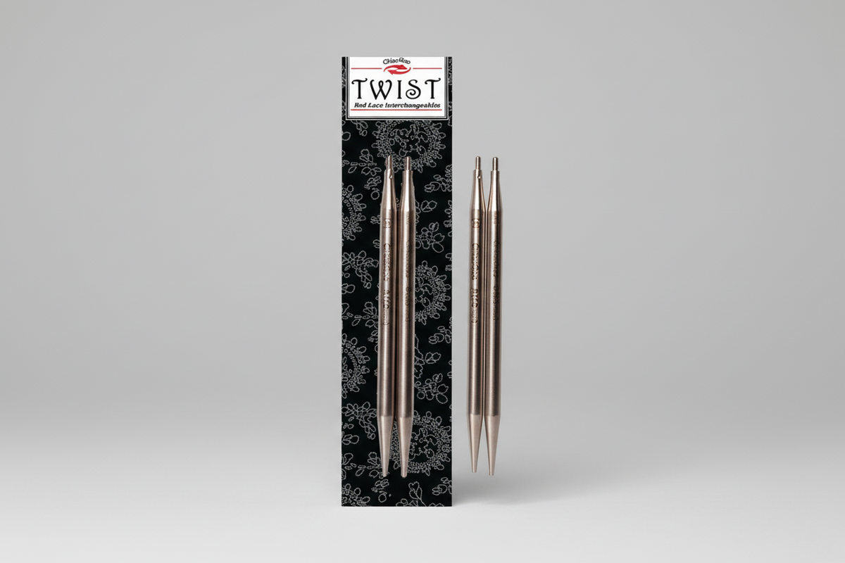 ChiaoGoo TWIST Lace Stainless Steel Interchangeable Tips – 13cm / 5"