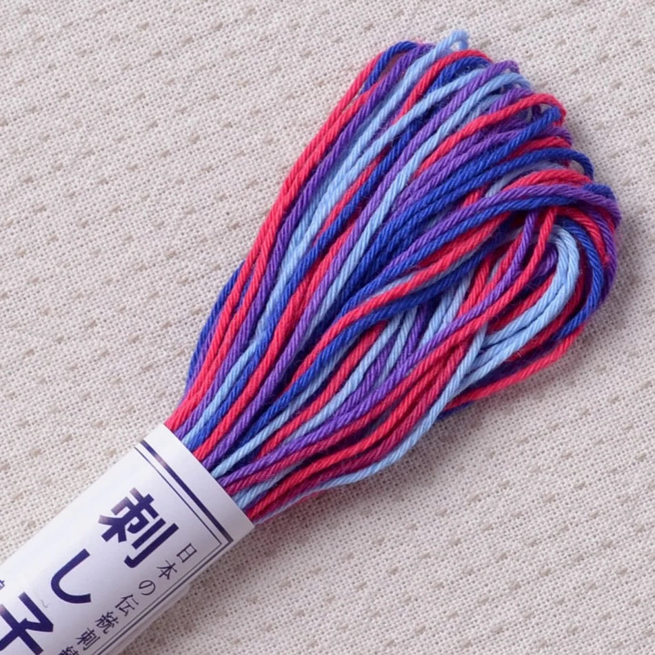 Olympus Sashiko Thread Variegated - 20 Meter Skeins