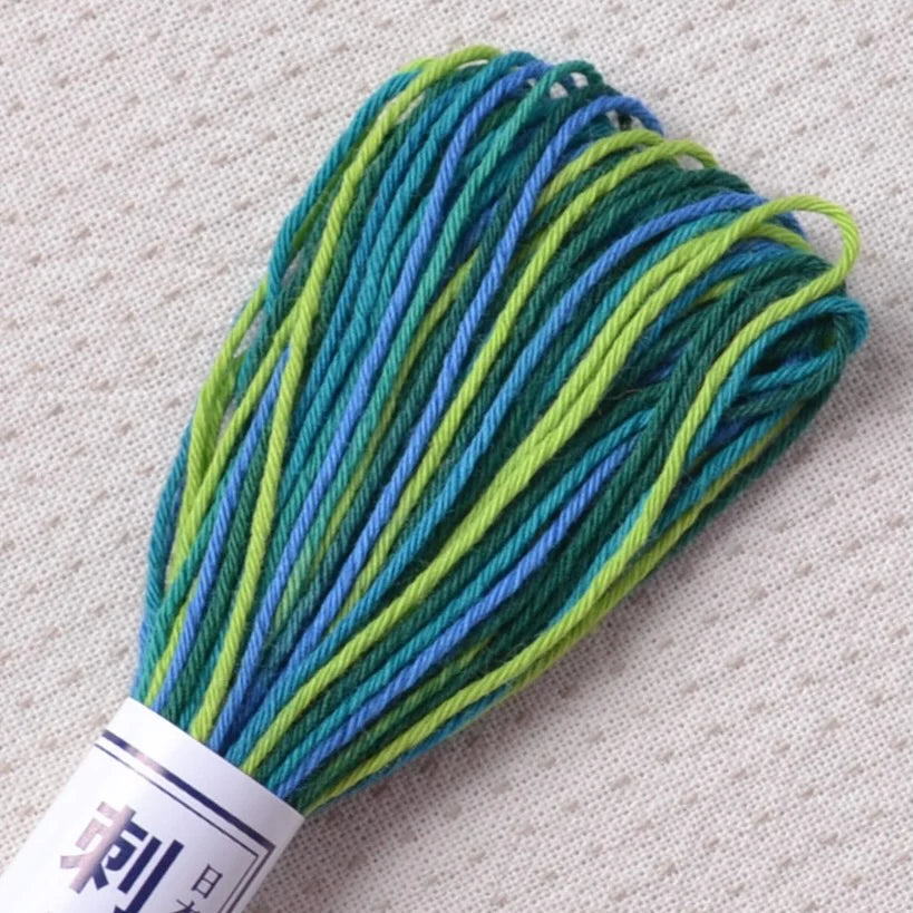 Olympus Sashiko Thread Variegated - 20 Meter Skeins