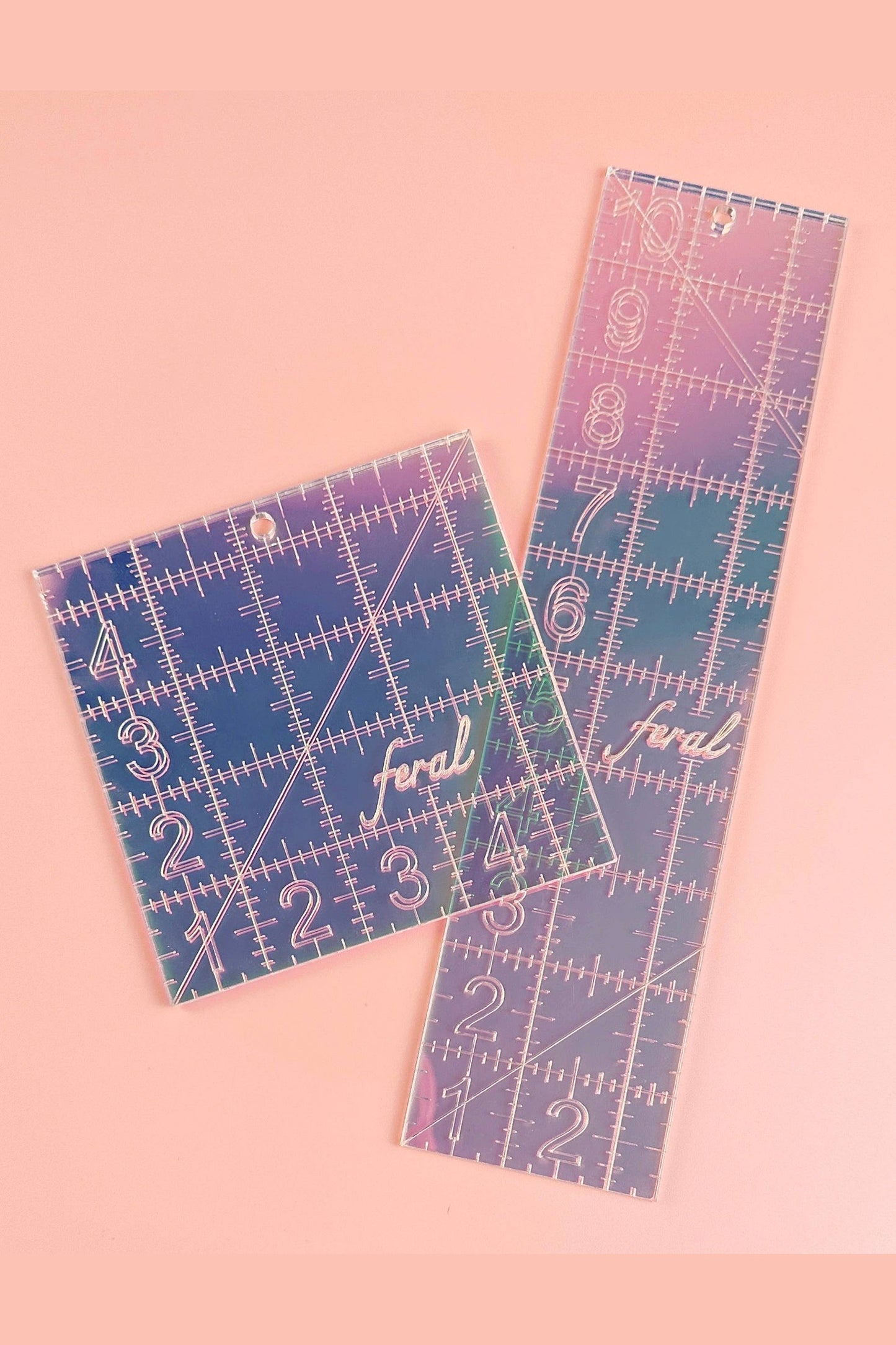 2.5 by 10 in quilting ruler