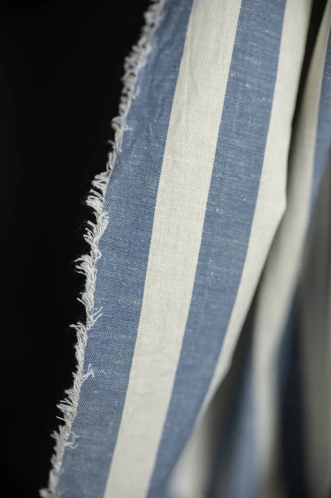 Amalfi Organic Cotton - Linen Stripe - Merchant & Mills (Per ½ Meter)