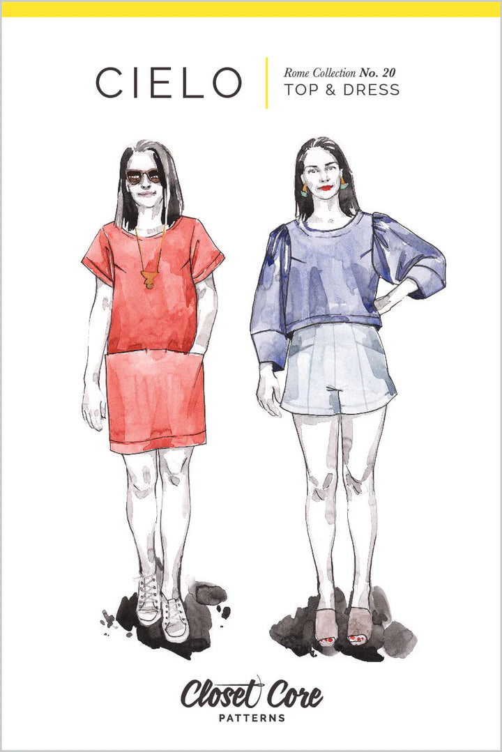 Cielo Top + Dress - Size 0-20 - Closet Core Patterns