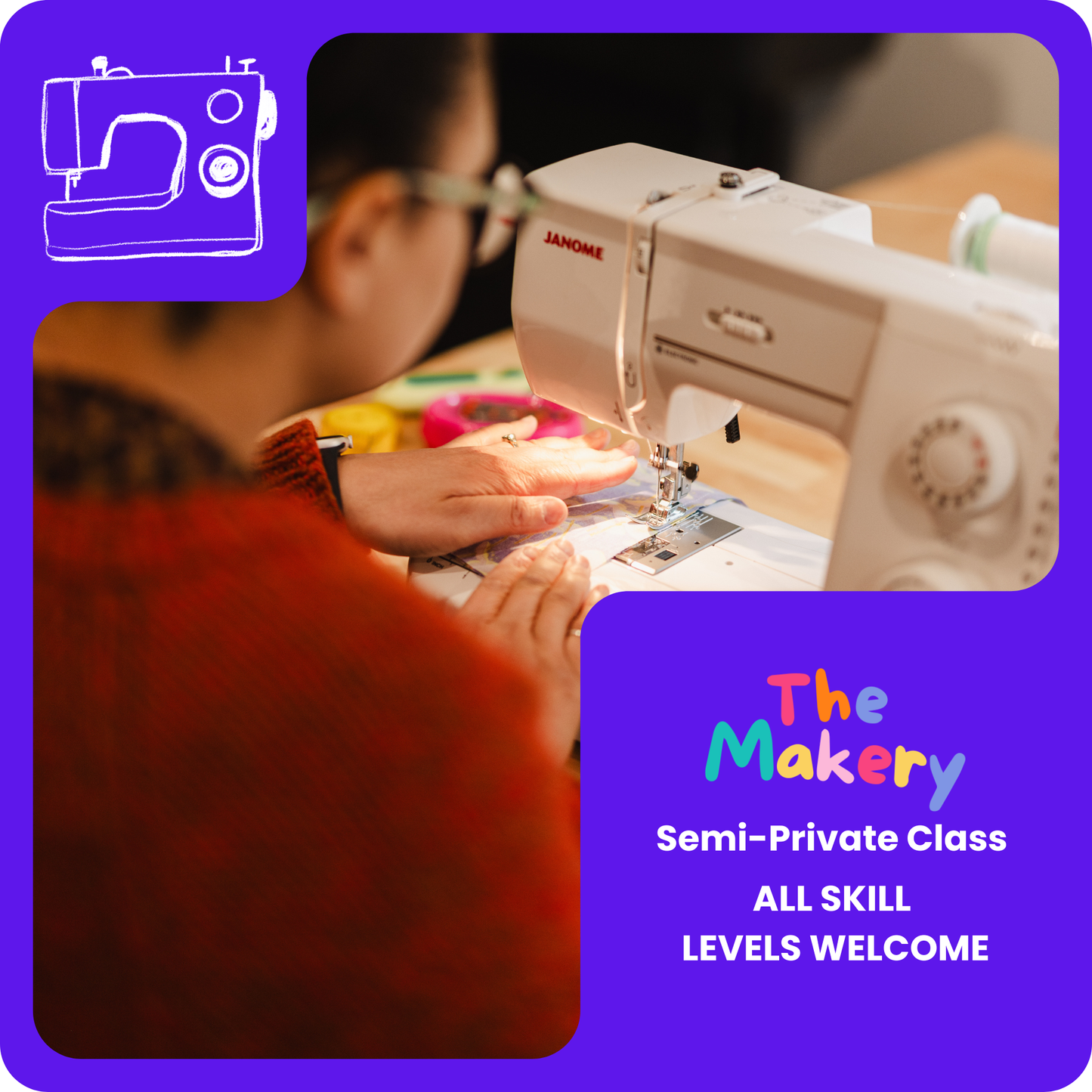Semi-Private Sewing Class - Thursday 25th June