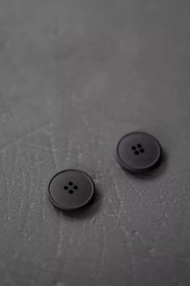 Black Hemp Buttons (15mm or 20mm) - Mechant & Mills