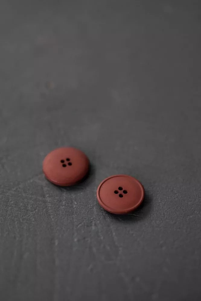 Brick Hemp Buttons (15mm or 20mm) - Mechant & Mills