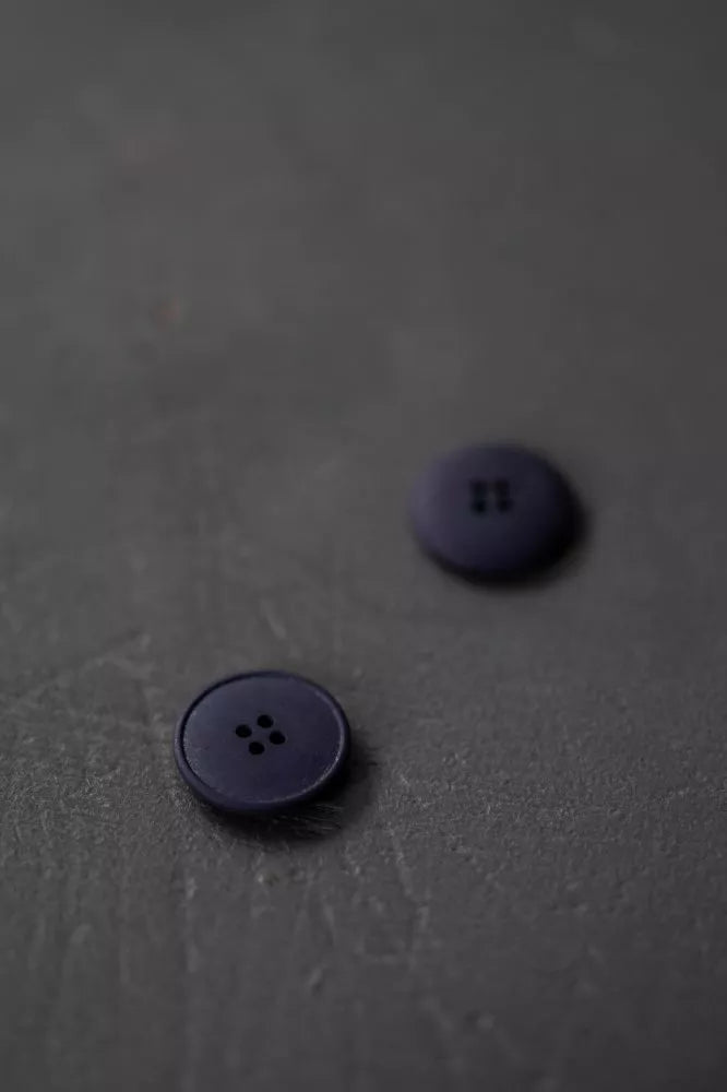 French Blue Hemp Buttons (15mm or 20mm) - Mechant & Mills
