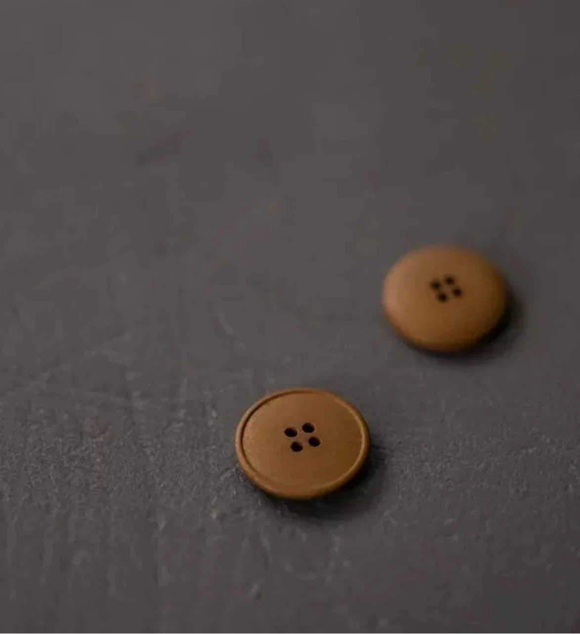 Stanley Tan Hemp Buttons (15mm or 20mm) - Mechant & Mills