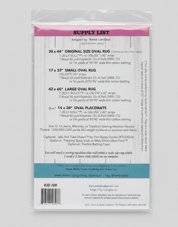 Jelly Roll Rug Pattern by Roma Lambson