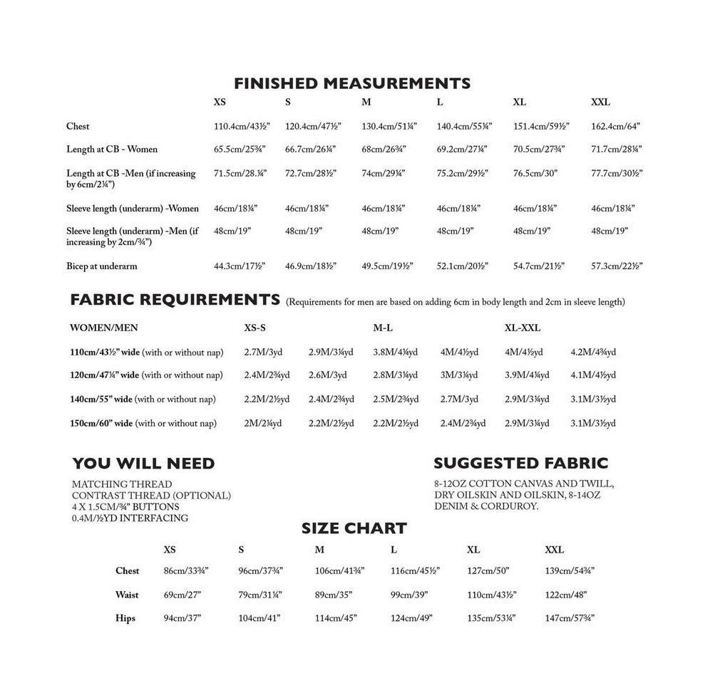 Ludlow Pattern (Paper Pattern) - Merchant & Mills