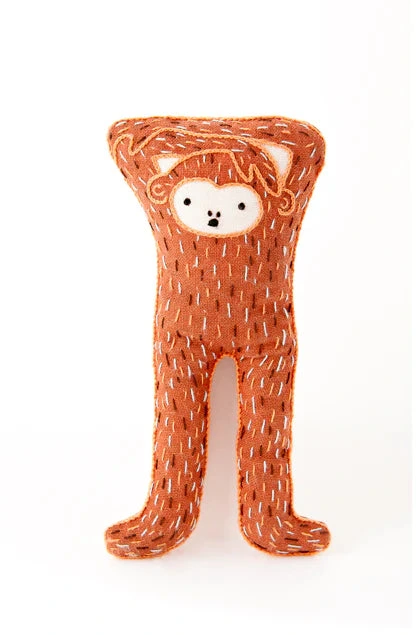 Monkey (Level 1) - Starter Embroidery Kit