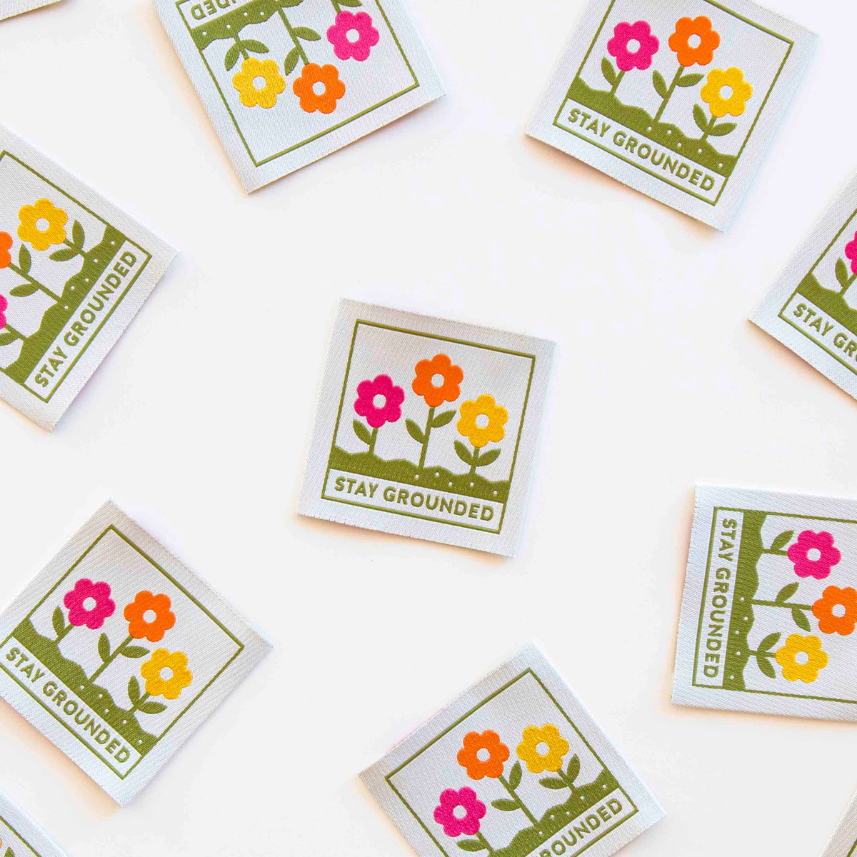 Stay Grounded - Large Sewing Woven Label by Sarah Hearts