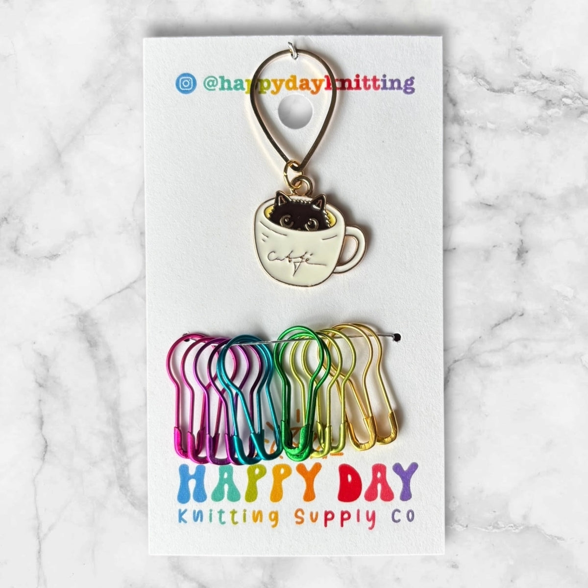 Cute Progress Keepers with Bulb Pin Stitch Markers