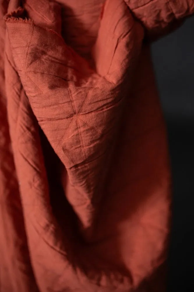 Orange Spritz Cotton Jacquard - Merchant & Mills (Per ½ Meter)