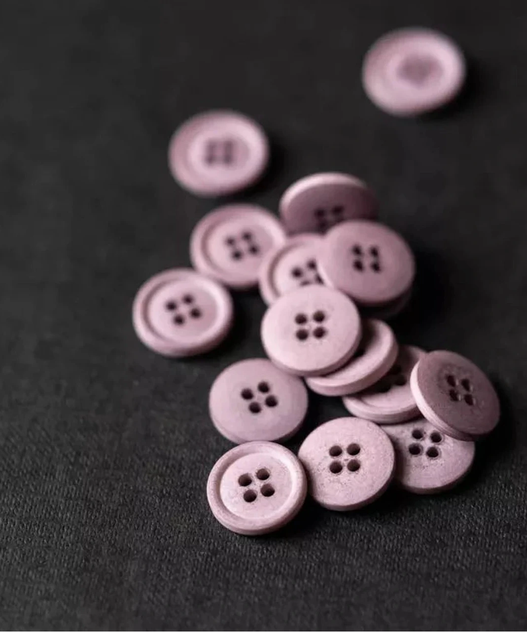 Cotton Button Dusty Pink (11mm) - Mechant & Mills