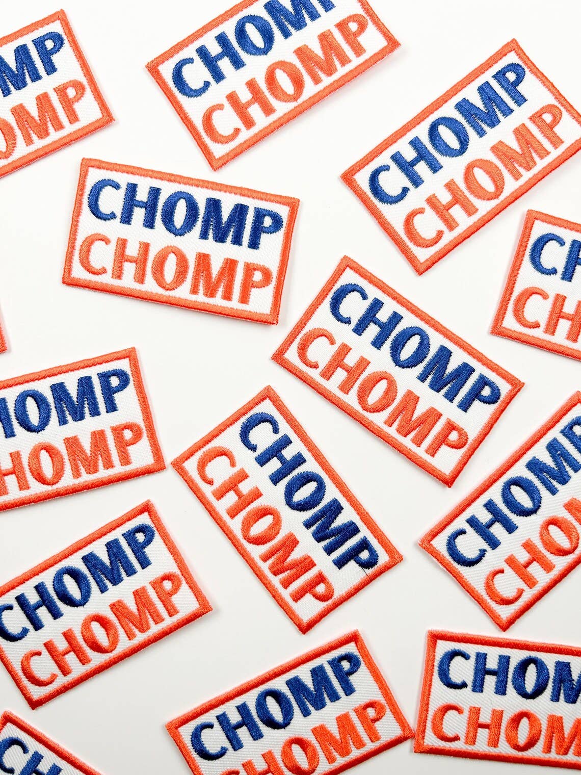 Chomp Chomp - Embroidered Iron-On Patch