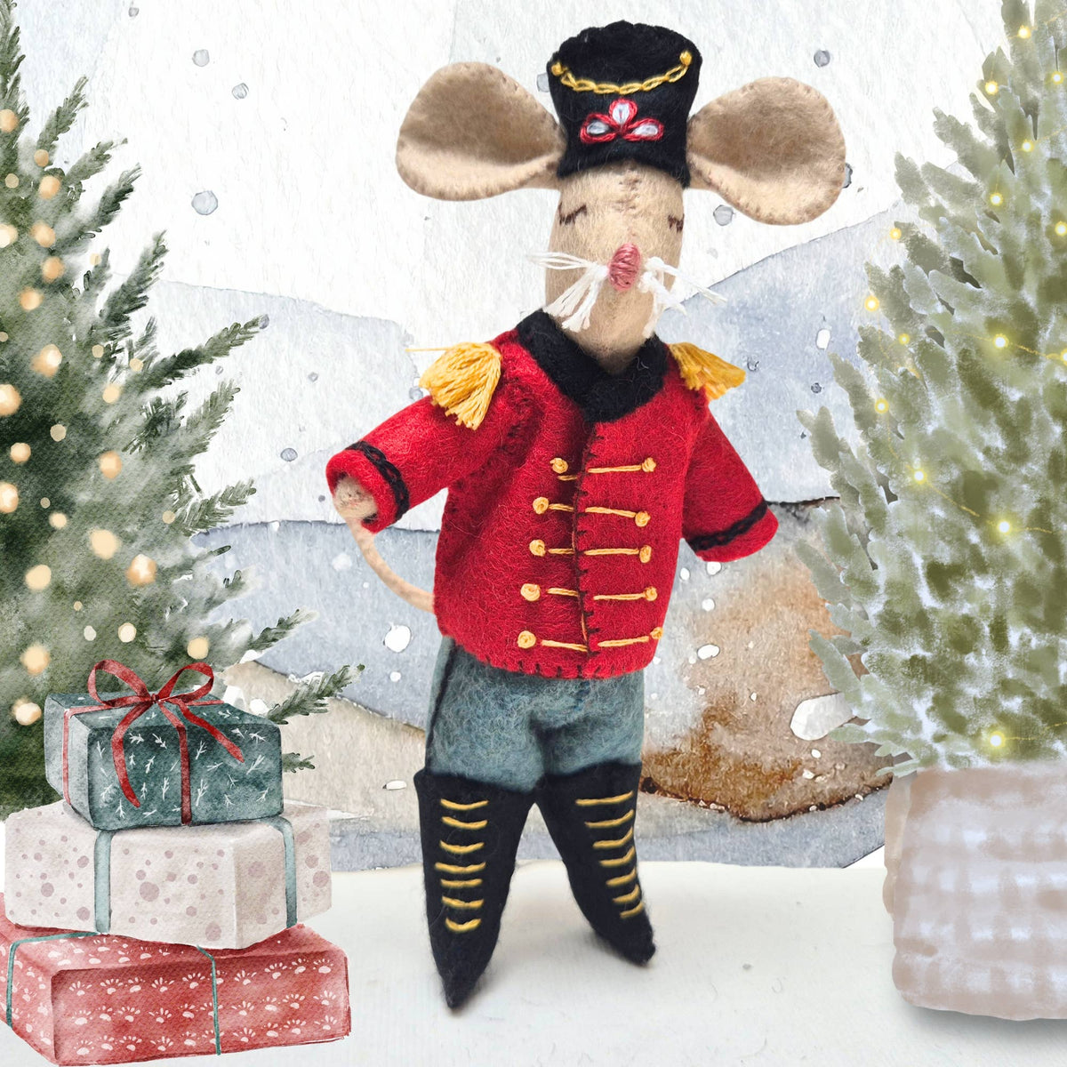 Little Mouse - The Nutcracker - Embriodery Felt Kit