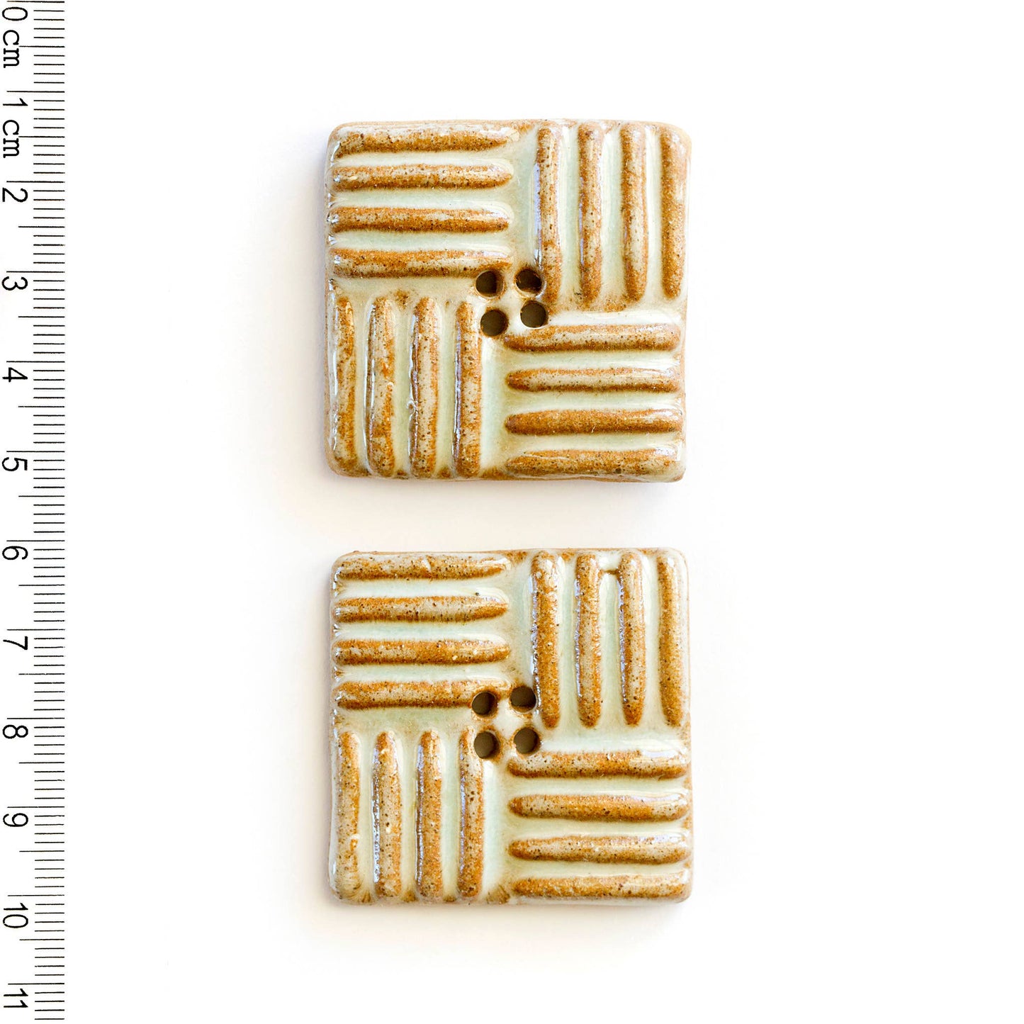 Geometric Square Statement Sewing Buttons