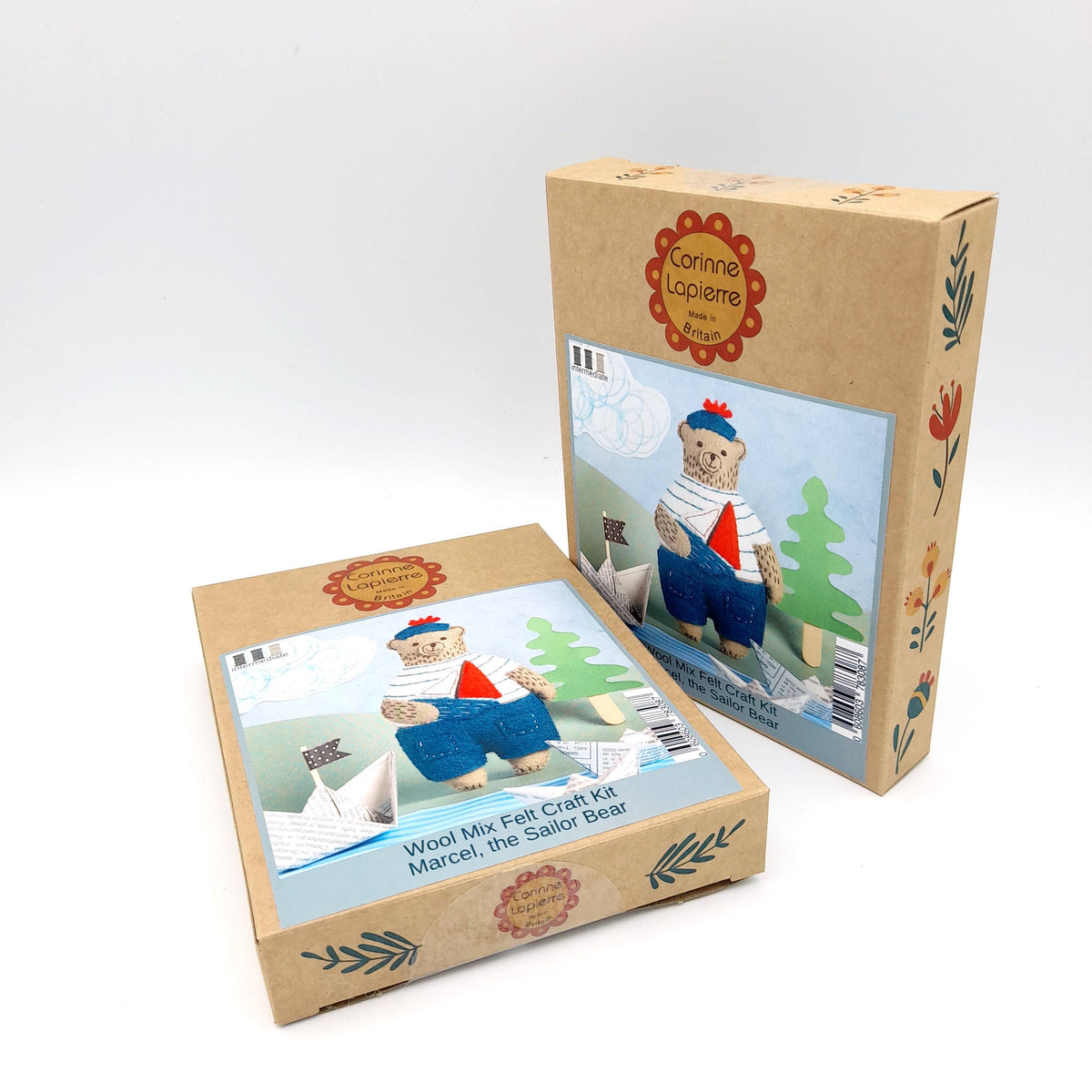 Marcel the Sailor Bear - Felt Craft Mini Kit