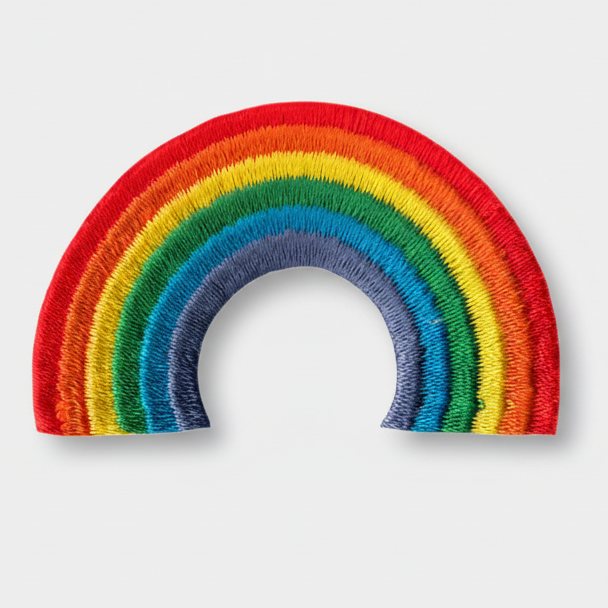 Rainbow Arch Iron-On Patch