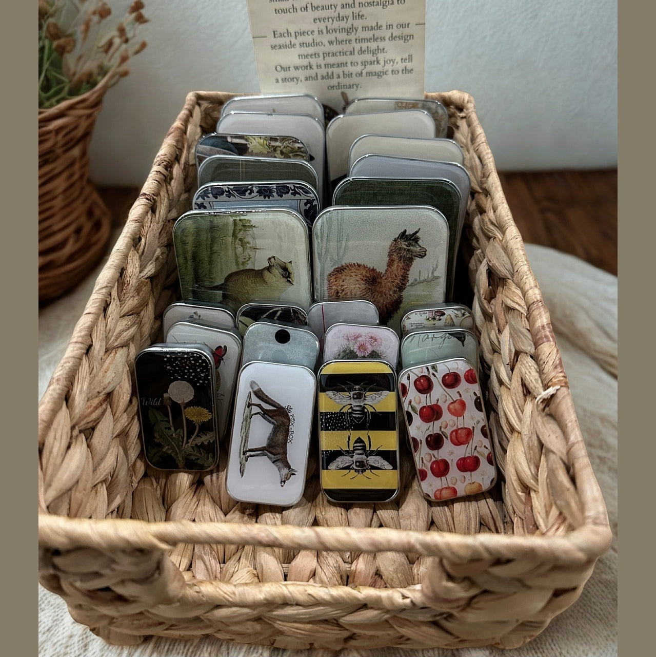 Assorted Tins Small & Large