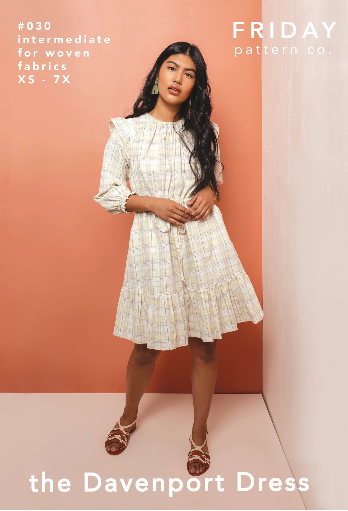 The Davenport Dress - Sizes XS-7X- Friday Pattern Company
