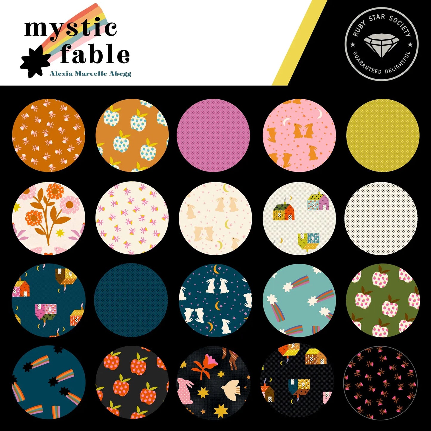 Mystic Fable Charm Pack - (5" Squares) Ruby Star Society
