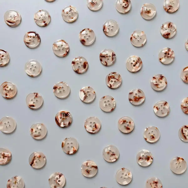 Oatmilk Latte - Buttons - 17mm