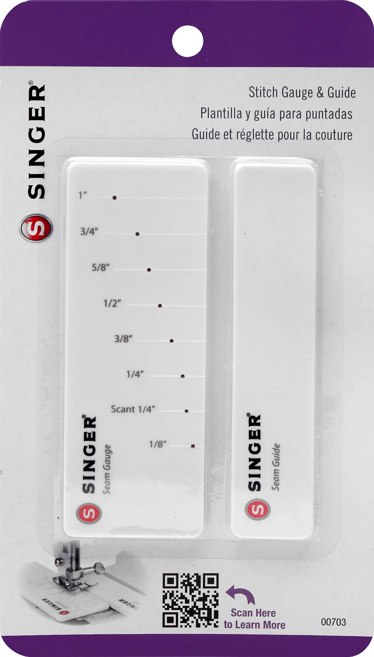 Singer Sewing Machine Stitch Gauge & Guide
